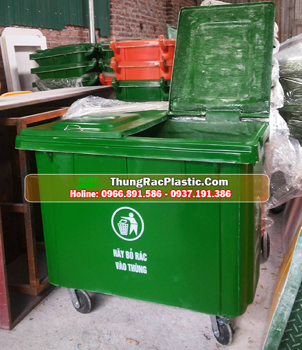 Thùng rác công nghiệp 660 lít